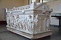 This sarcophagus of the Twelve Labors of Hercules at Kayseri Archaeology Museum dates to 150-160 CE