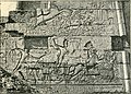 Ramses II. beim „Erschlagen der Feinde“ hinter Sethos I., Säulenhalle von Karnak