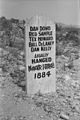 Graves of Dan Dowd, Red Sample, Tex Howard, Bill Delaney and Dan Kelly in 1940