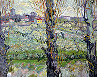 View of Arles (Flowering Orchards), April 1889 Neue Pinakothek, Munich (F516)