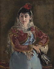Édouard Manet, Portrait of Émilie Ambre as Carmen, 1880