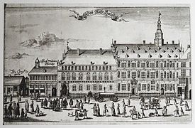 Das alte Rathaus (Stich von 1700)