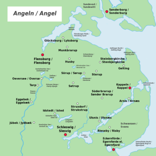 Location of Anglia
