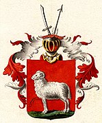 Wappen der baltischen Baranoffs (ab 1666)