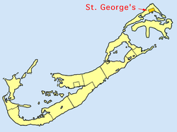 Location in Bermuda