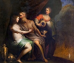 Lot and his daughters by Pietro Ricchi