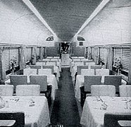 Dining car in 1940.