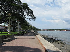 Promenade on Rizal Boulevard in Dumaguete, Philippines