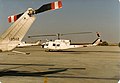Canadian CH135 Twin Hueys on the El Gorah Flight Line 1989