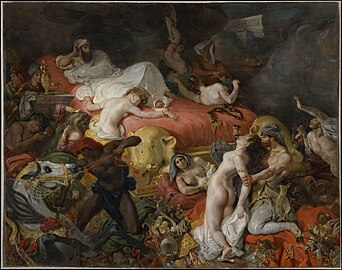 Eugène Delacroix: Der Tod des Sardanapal, 1827/1828