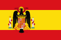 Flag of Spain from 1945 to 1977.