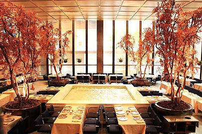 The Four Seasons' restaurant of Seagram Building in its original form (1956)
