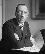 Russian composer Igor Stravinsky, c. 1920s