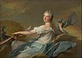 Madame Adélaïde by Jean-Marc Nattier as ‘air’ (1750-1)