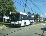 An LRTA route 12 bus in Wilmington