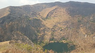 Mount Mbapit crater lake, Cameroon