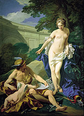 Venus, Mercurio y el Amor, Louis Michel van Loo (1748)[13]