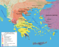 Expansion of Macedonia under Philip II (359-336 BC).