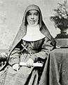 Image 45St Mary Mackillop established an extensive network of schools and is Australia's first canonised saint of the Catholic Church. (from Culture of Australia)