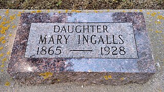 Mary Ingalls gravesite, De Smet Cemetery, South Dakota