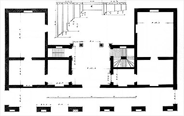 Floor plan (Ottavio Bertotti Scamozzi, 1776)