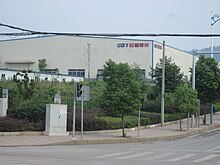A heavy manufacturing plant in Loudi, Hunan province, China
