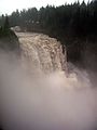 Flood stage flow over Snoqualmie Falls.