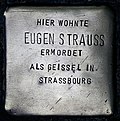 Stolperstein für Eugen Strauss (Theresienstraße 19)