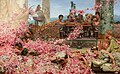 The Roses of Heliogabalus; by Lawrence Alma-Tadema; 1888; oil on canvas; 1.3 x 2.1 m; private collection of Juan Antonio Pérez Simón[205]