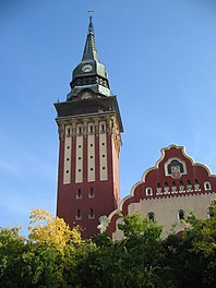 Rathaus in Subotica, Serbien