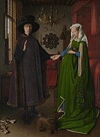 Jan van Eyck, Die Hochzeit des Giovanni Arnolfini, 1434