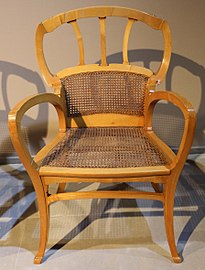 Chair by Horta from the Hôtel Aubecq (1902–1904) (Musée d'Orsay, Paris)
