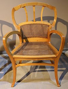 Chair from the Hotel Aubecq (1902–04), now in the Musée d'Orsay, Paris