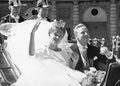 Princess Birgitta on her wedding day, 1961