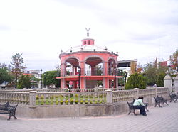 Main plaza of the town of Río Grande