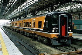 Out of Service Class 2800 in the arrows livery on platform 3 on the 21 June 2001
