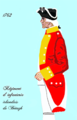 Régiment de Betagh Erwähnt in der Liste von 1762 als 78e régiment d’infanterie