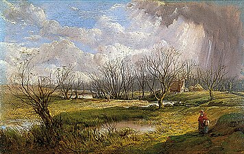 A Fine Day in February (Hellesdon) (undated), Norfolk Museums Collections
