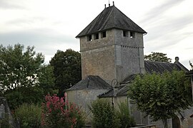 The church in Alles-sur-Dordogne