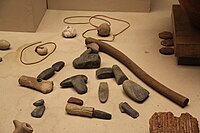 Ancient Greece Neolithic stone tools and weapons.