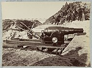 The Armstrong gun at the fort