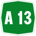 Autostrada A13 shield}}