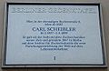 Berlin-Tiergarten, Berliner Gedenktafel für Carl Scheibler