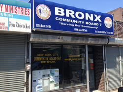 Bronx Community Board 7 office.