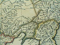 An early-18th-century French Jesuit map showing the Willow Palisade (Barriere de Pieux) surrounding Liaodong (Leao-tong), with an additional branch going northeast, to separate the Mongols and the Manchus