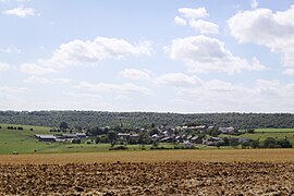 A general view of Champigneul-sur-Vence