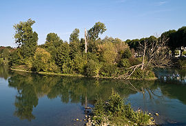 Île Refuge, in the Marne river in Chelles