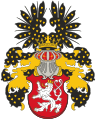 Arms of the Kingdom of Bohemia by Austrian heraldist Hugo Gerard Ströhl (1851–1919)