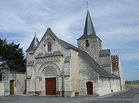 The church in Courcoué