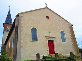 The church in Thézey-Saint-Martin